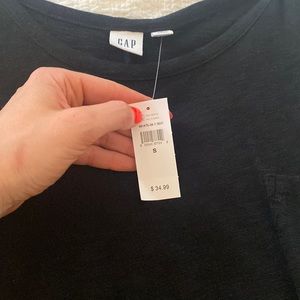 Gap black shift dress